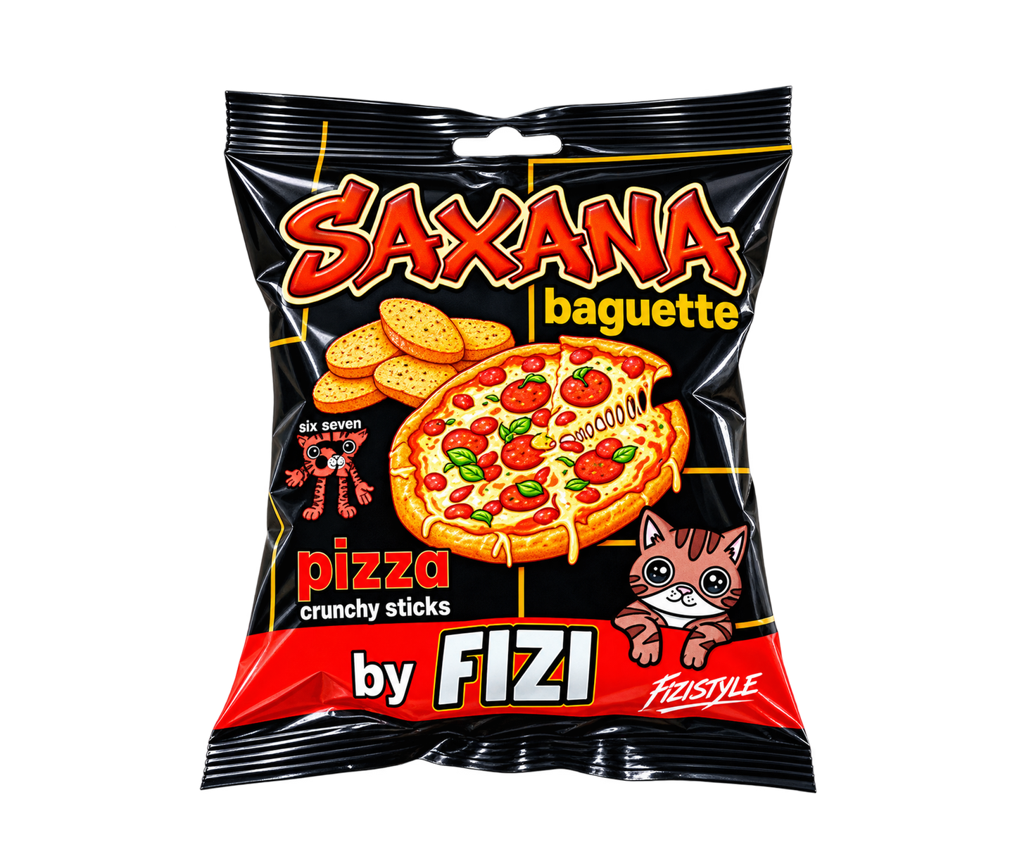 PUNGĂ CRUNCHY PIZZA - 5 bucăți