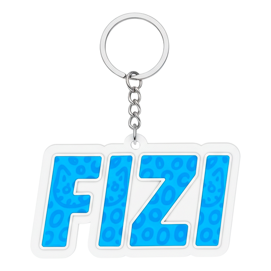 Kulcstartó FIZI kék - gumi