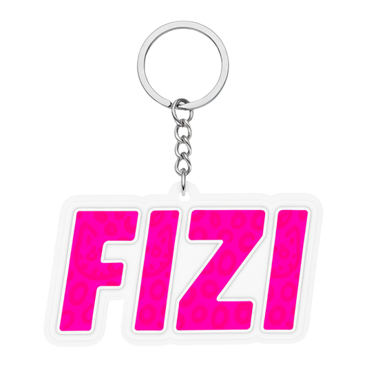 Kulcstartó FIZI rózsaszín - gumi