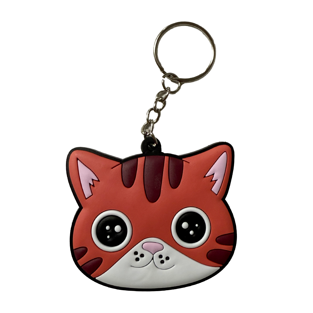 Keyring BORIS head - rubber