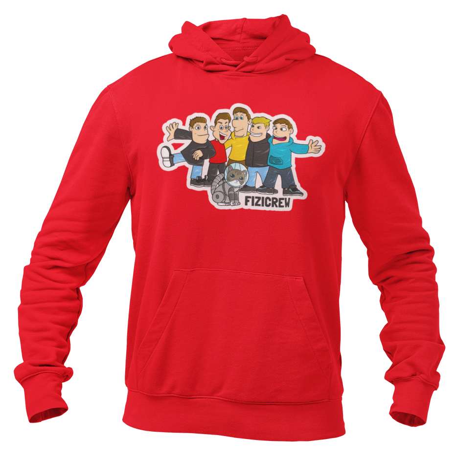 Sweatshirt FIZIcrew - red
