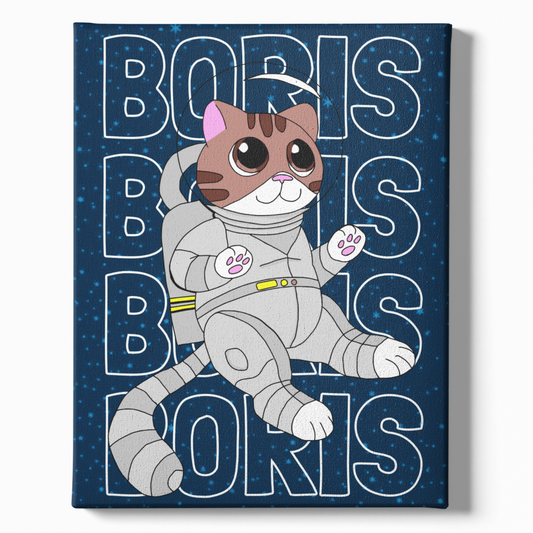 Obraz na płótnie - ASTRONAUT CAT BORIS