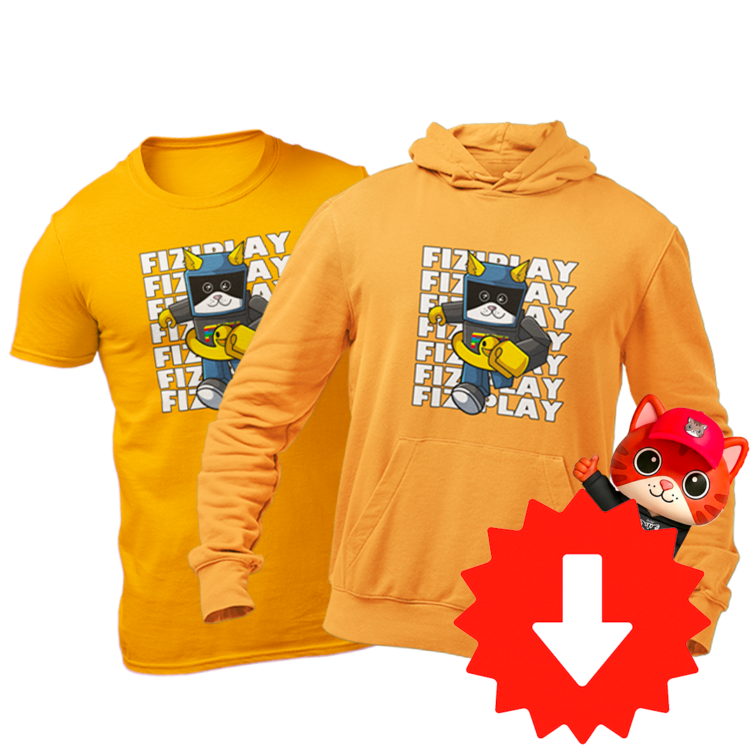 Set Tričko + Mikina FIZIplay oranžový