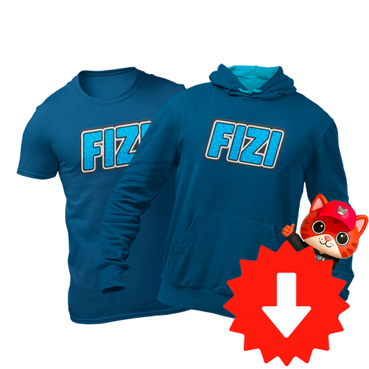 Set Tričko + Mikina FIZI - tmavě modrý