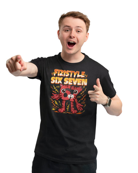 Limited-FIZISTYLE-SIX-SEVEN-Tee - Black