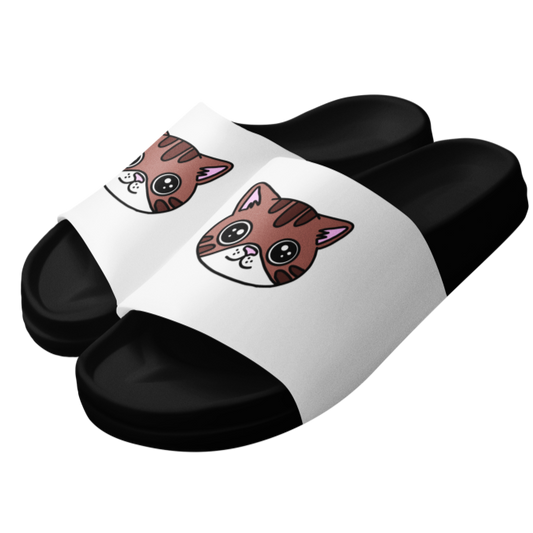 BORIS macska papucs - fekete/fehér